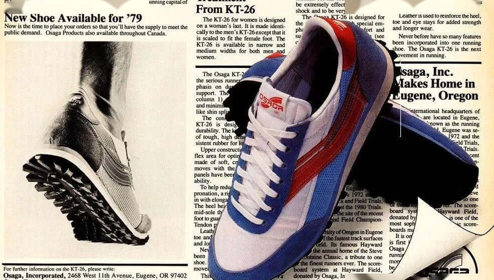 The legend of the 70s running shoes:Osaga KT-26 Retro jogging shoes