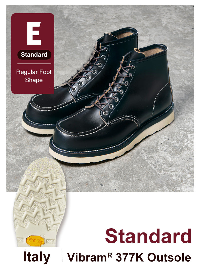 Moc Toe Boots | Full-Grain Leather Work Boots for Men – Durable