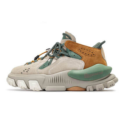 OOTD Fresh Green Chunky Sneakers Men