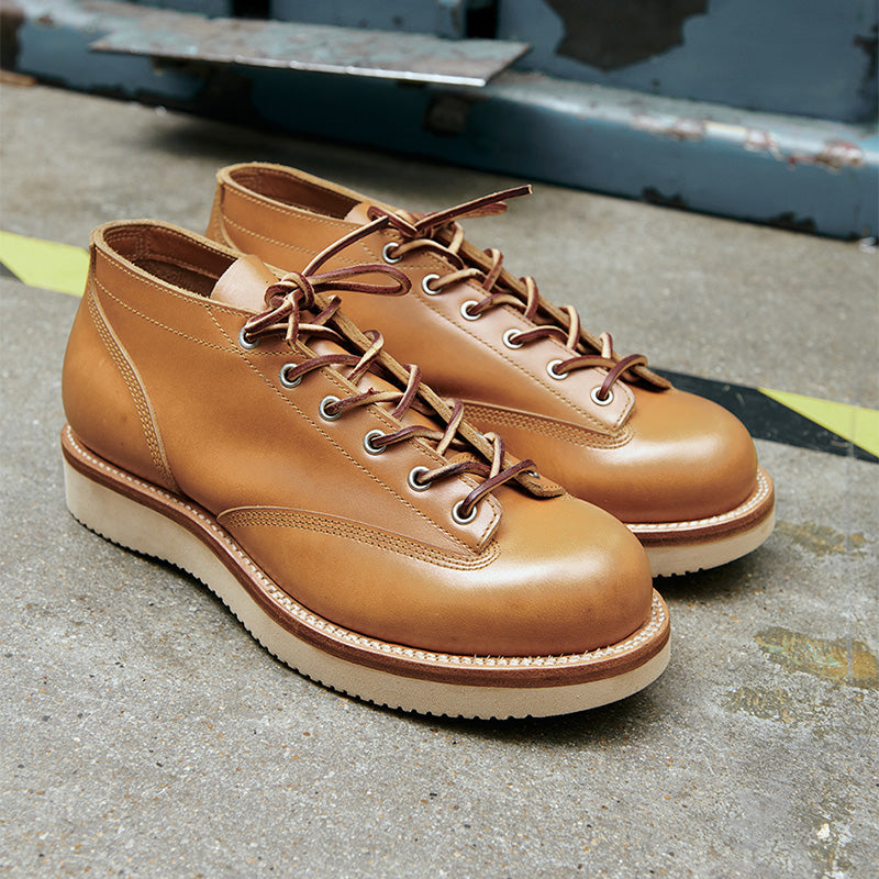 40〜50s leather monkey boots dead stock Monkey Boots for Men – Oil-Waxed Leather, Double Stitch Down