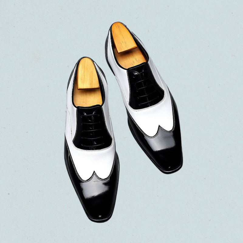 Quill & Noir Oxford Dress Shoes for Men – Black Leather Business Formal Shoes Quill & Noir Oxford Dress Shoes for Men – Black Leather Business Formal Shoes