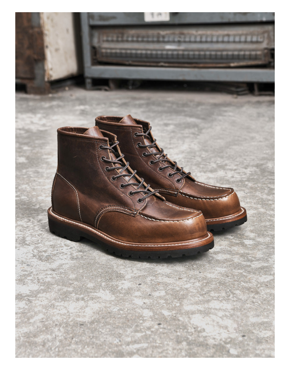 C.F. Stead Scout Boots | Vibram Sole, Goodyear Welt | Black Leather Wo