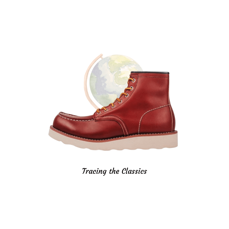 Premium Leather Moc Toe Scout Boots|Vintage boots for Man|Retro Boots
