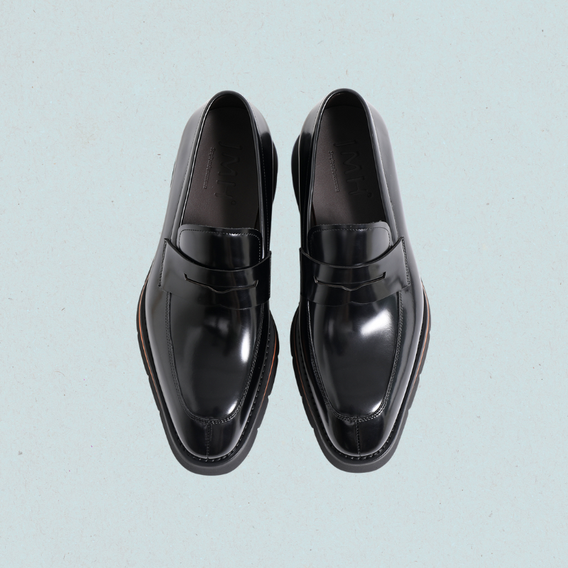 Sienna Heritage Loafers-Italian Formal Men's Black Dress Shoes Sienna Heritage Loafers-Italian Formal Men's Black Dress Shoes