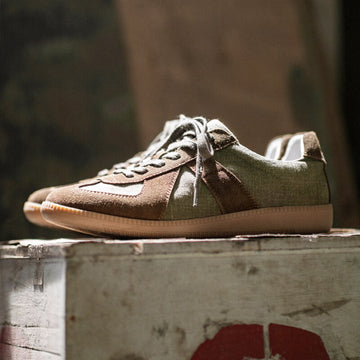 Summer Linen Breathable German Army Trainer