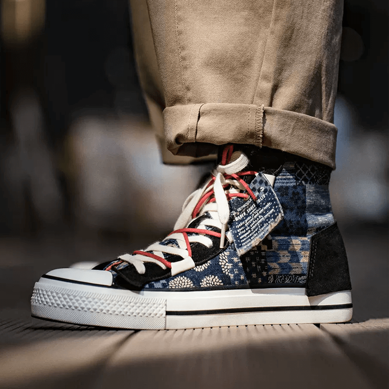 High Top Canvas Sneakers