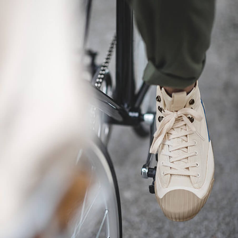 Vintage Vulcanized High-top Canvas Shoes