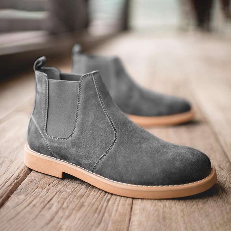 【INCHANT ME】Suede Ankle Chelsea Boots INCHANT ME】Suede Ankle Chelsea Boots (INCHANT ME/ショート